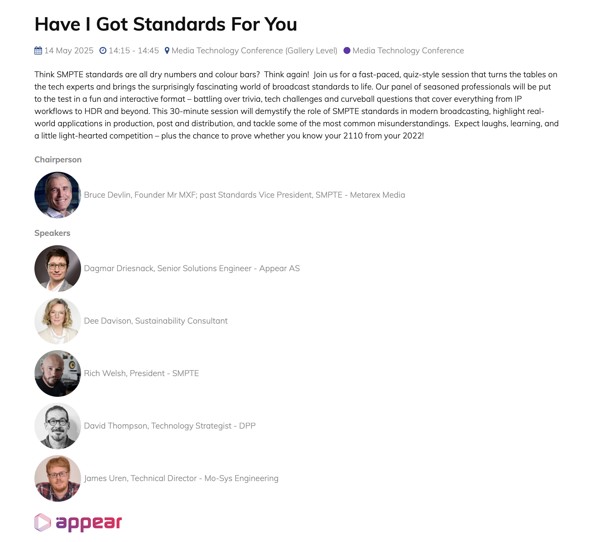 MPTS session panelists